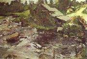 Valentin Serov Watermill in Finland France oil painting artist